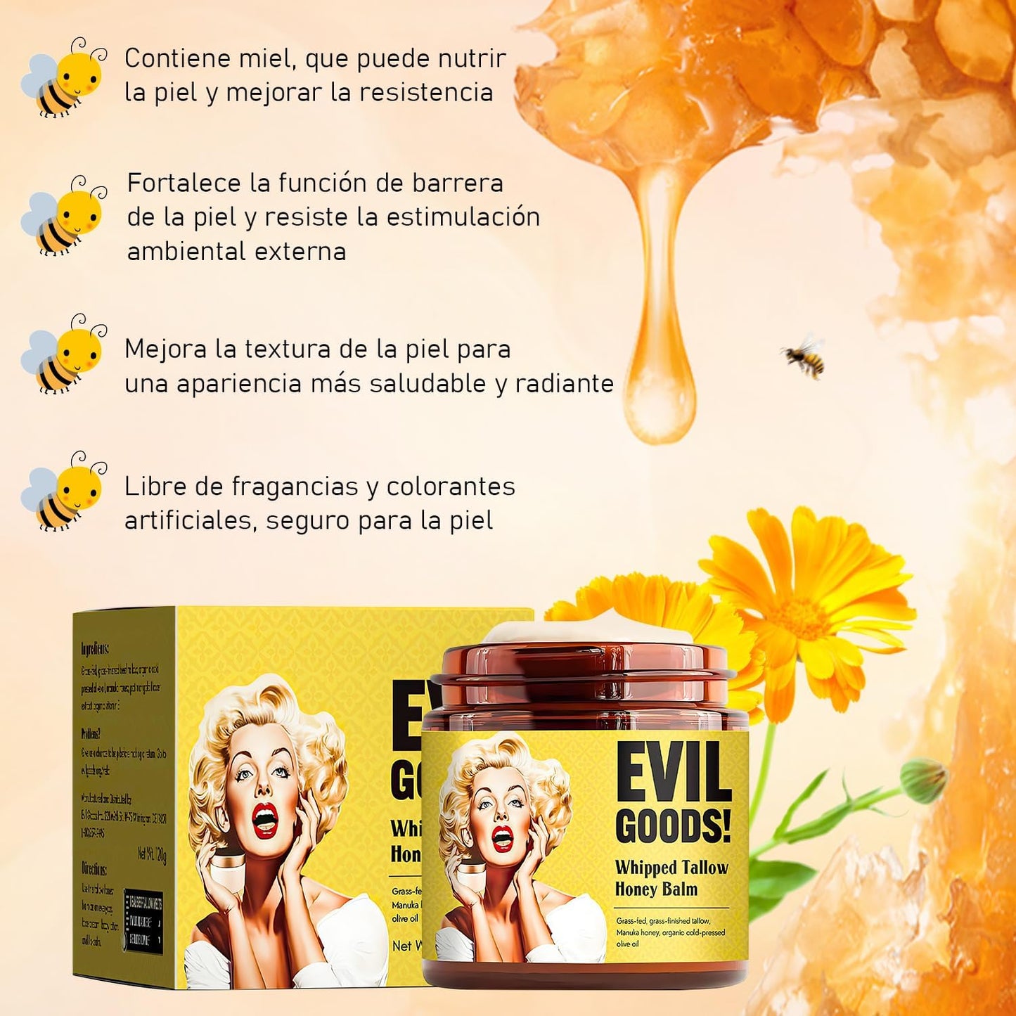 CREMA ORIGINAL DE SEBO DE RES Y MIEL