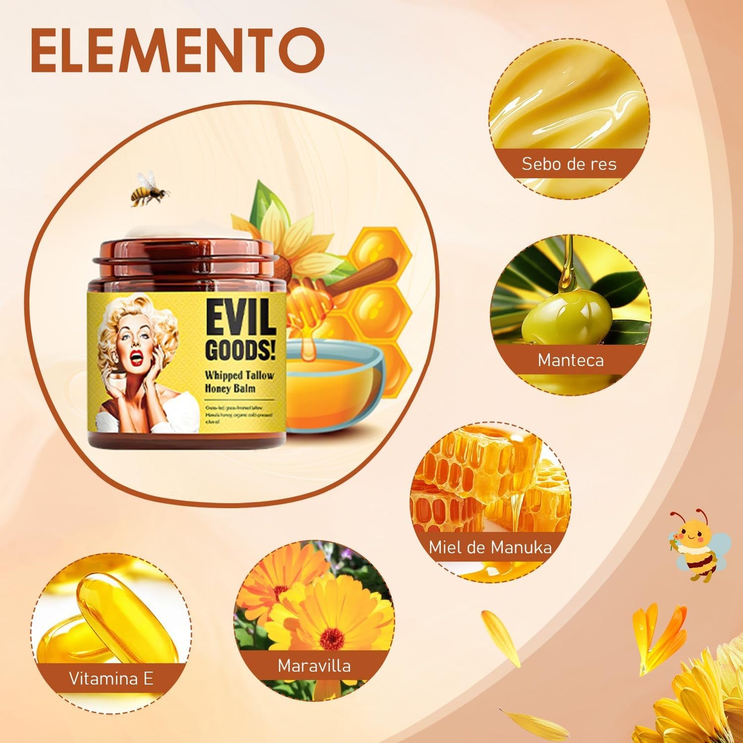 CREMA ORIGINAL DE SEBO DE RES Y MIEL